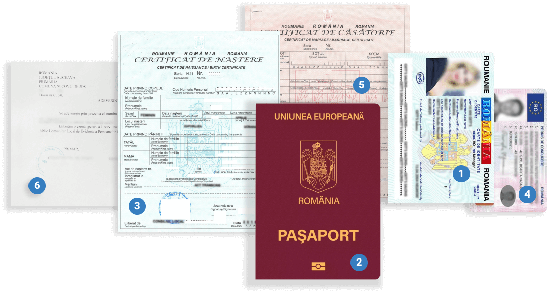 Официальные документы гражданина ЕС